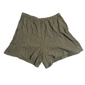 NWOT Melrose & Market Size Medium Women‎ Flowy Lightweight Shorts Pockets Green